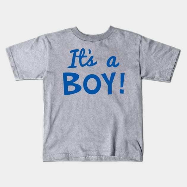 "It’s a Boy!" Baby Announcement Kids T-Shirt by Elvdant